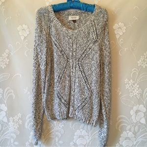 Sonoma Life & Style Cable Knit Basic Staple Piece Sweater
